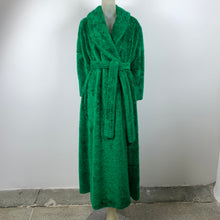 Load image into Gallery viewer, 1960s Monster Green Faux Fur Robe