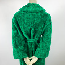Load image into Gallery viewer, 1960s Monster Green Faux Fur Robe