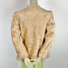Load image into Gallery viewer, 1940s Blonde Mohair Faux Fur Box Coat kit