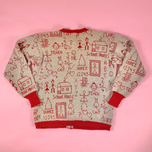 Load image into Gallery viewer, 1940s Jantzen "School Daze" Cardigan Sweater