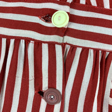 Load image into Gallery viewer, 1940s Candy Striped Shirtwaist Dress
