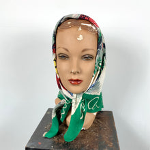 Load image into Gallery viewer, 1940s "Calling All Girls" Magazine Cover Novelty Print Scarf