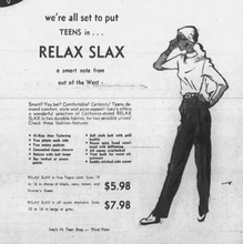 Load image into Gallery viewer, 1940s Chocolate Brown Rayon "Relax Slax" Trousers