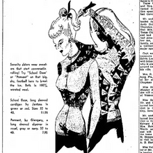 Load image into Gallery viewer, 1940s Jantzen "School Daze" Cardigan Sweater