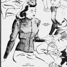 Load image into Gallery viewer, 1940s Jantzen "School Daze" Cardigan Sweater