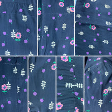Load image into Gallery viewer, 1940s Blueberry Novelty Print Cold Rayon Dress