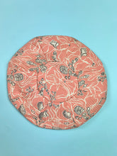 Load image into Gallery viewer, 1940s Seashell Novelty Print Tall Beret Hat w/ Original Ad