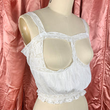 Load image into Gallery viewer, Edwardian Nursing Corset Cover w/ Cutouts