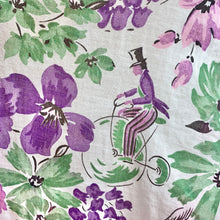 Load image into Gallery viewer, 1930s Floral Cotton Victorian Novelty Print Dress