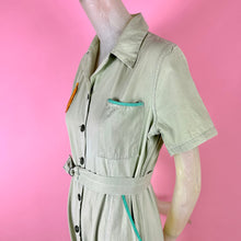 Load image into Gallery viewer, WW2 era 1940s Jacob’s Aircraft Engines Pale Green Factory Coveralls