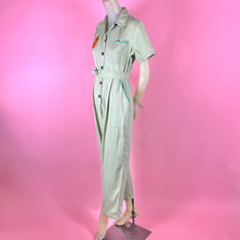 Load image into Gallery viewer, WW2 era 1940s Jacob’s Aircraft Engines Pale Green Factory Coveralls