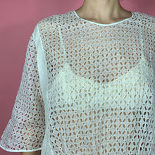 Load image into Gallery viewer, 1920s Eyelet Organdy & Cotton Voile Blouse