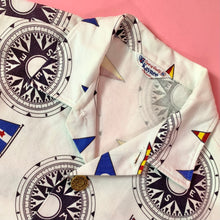 Load image into Gallery viewer, 1950s Sailcloth Jacket w/ Nautical Flag Novelty Print
