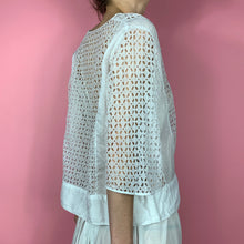 Load image into Gallery viewer, 1920s Eyelet Organdy & Cotton Voile Blouse