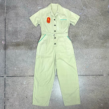 Load image into Gallery viewer, WW2 era 1940s Jacob’s Aircraft Engines Pale Green Factory Coveralls