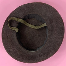 Load image into Gallery viewer, 1930s Straw & Horsehair Slouch Hat With Flowers