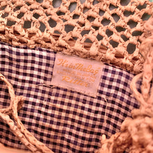 Load image into Gallery viewer, 1950s Wicker Basket Handbag With Velvet Violets