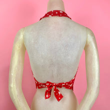 Load image into Gallery viewer, 1930s Halter Vest w/ Nautical Novelty Print