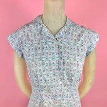 Load image into Gallery viewer, 1940s Little Bo Peep & Sheep Novelty Print Dress