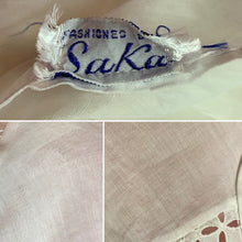 Load image into Gallery viewer, 1930s Cotton Voile & Fine Lace Puff Sleeve Blouse