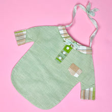 Load image into Gallery viewer, 1920s Celery Green & Plaid Shirt Shaped Bag