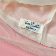 Load image into Gallery viewer, 1960s Sheer Nylon Lingerie Dress w/ Lace Rose Appliqués