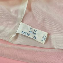 Load image into Gallery viewer, 1960s Sheer Nylon Lingerie Dress w/ Lace Rose Appliqués