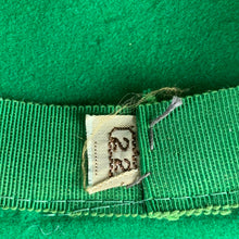 Load image into Gallery viewer, Dramatic 1940s Green Felt Scalloped Halo Hat