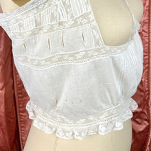 Load image into Gallery viewer, Edwardian Nursing Corset Cover w/ Cutouts
