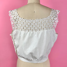 Load image into Gallery viewer, Edwardian Corset Cover w/ Crochet V Neck
