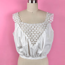 Load image into Gallery viewer, Edwardian Corset Cover w/ Crochet V Neck
