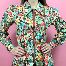 Load image into Gallery viewer, 1930s Floral Printed Cotton Smock Jacket
