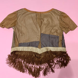 1860s Silk Fringe Blouse