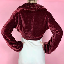 Load image into Gallery viewer, 1930s Jean Patou Couture Adaptation Silk Velvet Cropped Jacket
