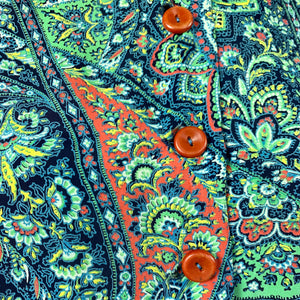 1930s Rayon Paisley Blouse