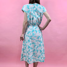 Load image into Gallery viewer, Late 30s/ Early 40s Castle/Windmill Novelty Print Feedsack Dress
