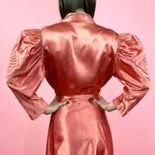 Load image into Gallery viewer, 1940s Rayon Satin Dressing Gown
