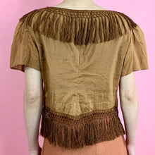 Load image into Gallery viewer, 1860s Silk Fringe Blouse
