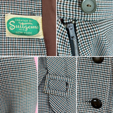 Load image into Gallery viewer, 1940s Houndstooth Suit With Buckle Shoulders
