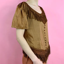 Load image into Gallery viewer, 1860s Silk Fringe Blouse
