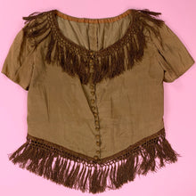 Load image into Gallery viewer, 1860s Silk Fringe Blouse
