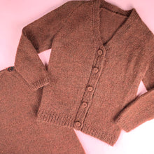 Load image into Gallery viewer, 1950s Rusty Wool 2 Piece Knit Set
