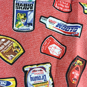 1970s Wacky Packages Collared Shirt