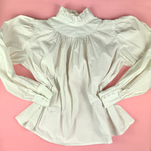 Load image into Gallery viewer, 1970s does Victorian Mega Puff Sleeve Blouse
