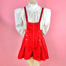 Load image into Gallery viewer, 1930s Sailor Button Overall Shorts
