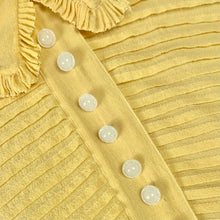 Load image into Gallery viewer, 1930s Silk Chiffon Blouse w/ Pintucks &amp; Flutter Sleeves
