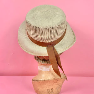 1930s Labeled Panama Hat