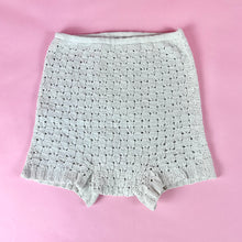 Load image into Gallery viewer, 1930s Hand Knit Basket Weave High Waist Shorts
