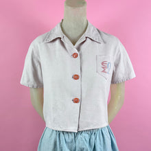 Load image into Gallery viewer, 1930s Omega Epsilon Sigma Sorority Sportswear Blouse
