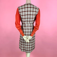 Load image into Gallery viewer, 1940s Wool Plaid Pinafore
